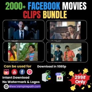 2000 Facebook Movie Clips Bundle